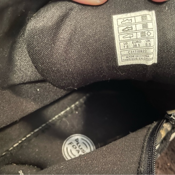 Rocket Dog Plush Foam Leopard Print Zip Up High Tops Sz 7.5 - Picture 4 of 16